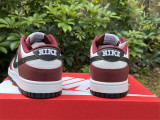 Authentic Nike Dunk Low White/Black/Red