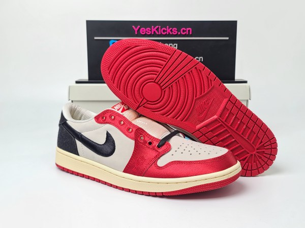 Authentic Trophy Room x Air Jordan 1 Low OG “Home”