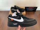 Authentic Off-White x Nike Air Force 1 Low Black