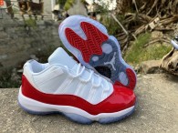 Air Jordan 11 Low “White Red” AAA