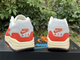 Authentic Nike Air Max 1 White/Orange/Grey