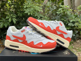 Authentic Nike Air Max 1 White/Orange/Grey