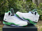 Authentic Air Jordan 5 “Lucky Green” WMNS