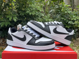 Authentic Nike EBERNON LOW PREM  White Black