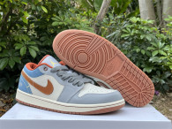 Authentic Air Jordan 1 Low GS Phantommulti-Color