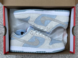 Authentic Nike Dunk Low Light Smoke Grey/Light Armory Blue