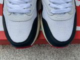 Authentic Nike Air Max 1 White/Red/Dark Blue