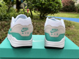 Authentic Nike Air Max 1 White/Grey/Green