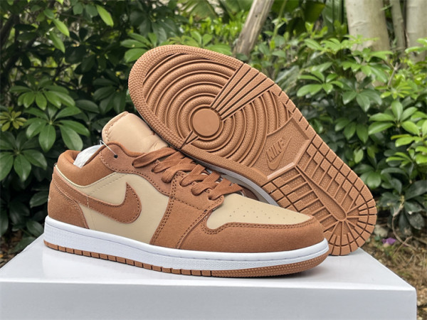 Authentic Air Jordan 1 Low Brown/Legend Coffee