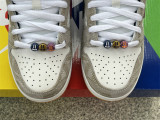Authentic Rayssa Leal x Nike Dunk SB  Pure Platinumand Vivid Purple