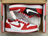 Authentic Nike EBERNON LOW PREM  White/Red