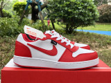Authentic Nike EBERNON LOW PREM  White/Red