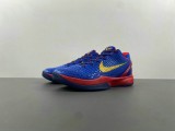 Authentic Nike Kobe 6 Red/Dark Blue/Yellow