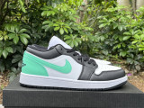 Authentic Air Jordan 1 Low GS “Green Glow”