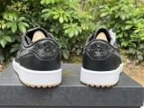 Authentic Air Jordan 1 Low Black Gum