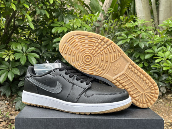Authentic Air Jordan 1 Low Black Gum