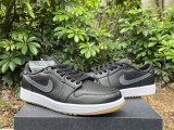 Authentic Air Jordan 1 Low Black Gum