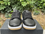 Authentic Air Jordan 1 Low Black Gum