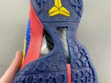 Authentic Nike Kobe 6 Red/Dark Blue/Yellow