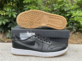 Authentic Air Jordan 1 Low Black Gum