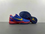 Authentic Nike Kobe 6 Red/Dark Blue/Yellow