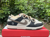 Authentic Nike Dunk Low Black/Brown