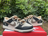 Authentic Nike Dunk Low Black/Brown