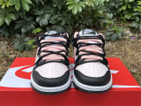 Authentic Nike Dunk Low White/Black/Pink