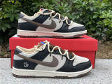 Authentic Nike Dunk Low Black/Brown