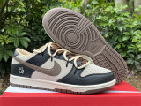 Authentic Nike Dunk Low Black/Brown