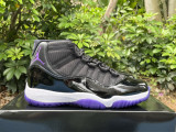 Authentic Air Jordan 11 Black/Purple