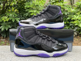 Authentic Air Jordan 11 Black/Purple