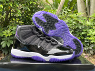 Authentic Air Jordan 11 Black/Purple