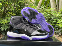 Authentic Air Jordan 11 Black/Purple