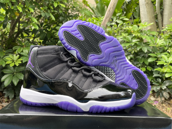 Authentic Air Jordan 11 Black/Purple