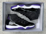 Authentic Air Jordan 11 Black/Purple