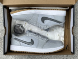 Authentic Air Jordan 1 Low Golf GS “Wolf Grey”