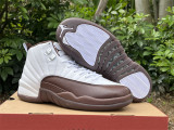 Authentic SoleFly x Air Jordan 12 White/Baroque Brown