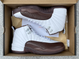 Authentic SoleFly x Air Jordan 12 White/Baroque Brown