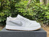 Authentic Air Jordan 1 Low Golf GS “Wolf Grey”