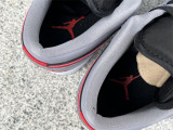 Authentic Air Jordan 1 Low GS Black/Grey/Fire Red
