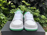 Authentic Air Jordan 1 Low Golf GS  “Pine Green”