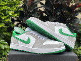 Authentic Air Jordan 1 Low Golf GS  “Pine Green”