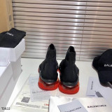 Authentic Balenciaga Speed Trainer Black/Red