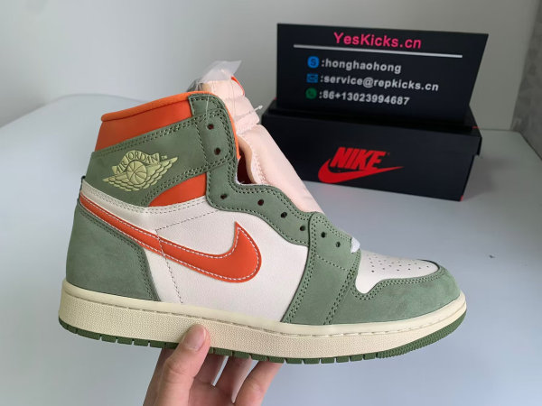 Authentic Air Jordan 1 High OG Craft “Celadon”