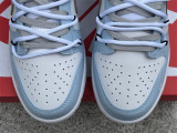 Authentic Nike Dunk Low Neutral White/Blue/Brown