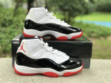 Authentic Air Jordan 11 Red/Black/White