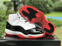 Authentic Air Jordan 11 Red/Black/White