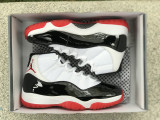 Authentic Air Jordan 11 Red/Black/White