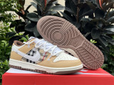 Authentic Nike Dunk Low White/Brown